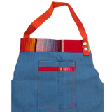 Maiz Red Cambaya (Blue Denim Base)